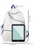 Minimalist Zipper Front Functional Backpack