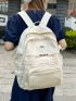Letter Graphic Functional Backpack
