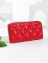 Quilted Long Wallet