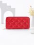 Quilted Long Wallet