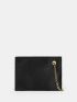 Sequins Decor Two Tone Clutch Bag