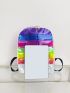 Rainbow Striped Pattern Backpack