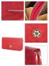 Flower Detail Long Wallet
