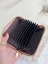 Checkered Embossed Card Holder