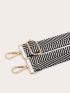 Geometric Graphic Bag Strap