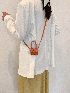 Mini Crocodile Embossed Square Bag