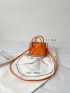 Mini Embossed Detail Square Bag