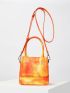 PREMIUM Mini TIE DYE FLAP SATCHEL BAG