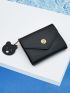 Metal Detail Small Wallet