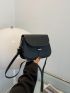 Mini Minimalist Flap Saddle Bag