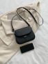 Mini Minimalist Flap Saddle Bag