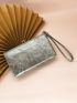 Kiss Lock Long Wallet With Wristlet