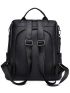 Litchi Embossed Functional Backpack