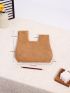 Minimalist Textured Square Bag