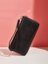 Minimalist Long Wallet With Wristlet