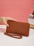 Minimalist Long Wallet With Wristlet