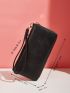 Minimalist Long Wallet With Wristlet