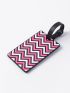 Striped Pattern Luggage Tag