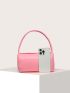 Minimalist Top Handle Bucket Bag