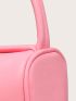 Minimalist Top Handle Bucket Bag