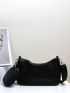 Minimalist Square Bag With Coin Purse