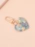 Tropical Pattern Heart Decor Bag Charm