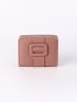 Buckle Decor Small Wallet