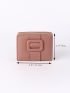 Buckle Decor Small Wallet