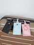 3pcs Marble Print Luggage Tags