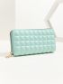 Geometric Embossed Long Wallet