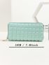 Geometric Embossed Long Wallet