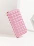 Geometric Embossed Long Wallet