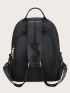 Minimalist Zipper Front Functional Backpack