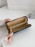 Geometric Embossed Long Wallet