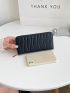 Zip Around Textured Long Wallet
