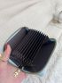 Checkered Embossed Card Holder