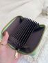 Checkered Embossed Card Holder