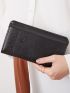 Minimalist Letter Graphic Passport Case