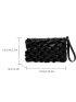 Minimalist Ruched Bag With Wristlet