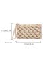 Minimalist Ruched Bag With Wristlet