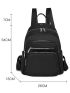 Multi Zip Functional Backpack