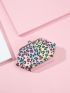 Leopard Print Kiss Lock Coin Purse