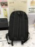 Badge Decor Backpack