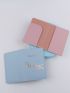 2pcs Letter Graphic Passport Case
