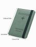 Plane & Letter Graphic Passport Case