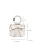 Mini Bow Decor Top Ring Bucket Bag