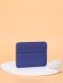 Letter & Litchi Embossed Card Holder