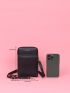 Letter Graphic Phone Wallet