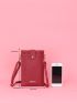 Letter Graphic Phone Wallet
