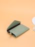 Letter Graphic Button Decor Long Wallet